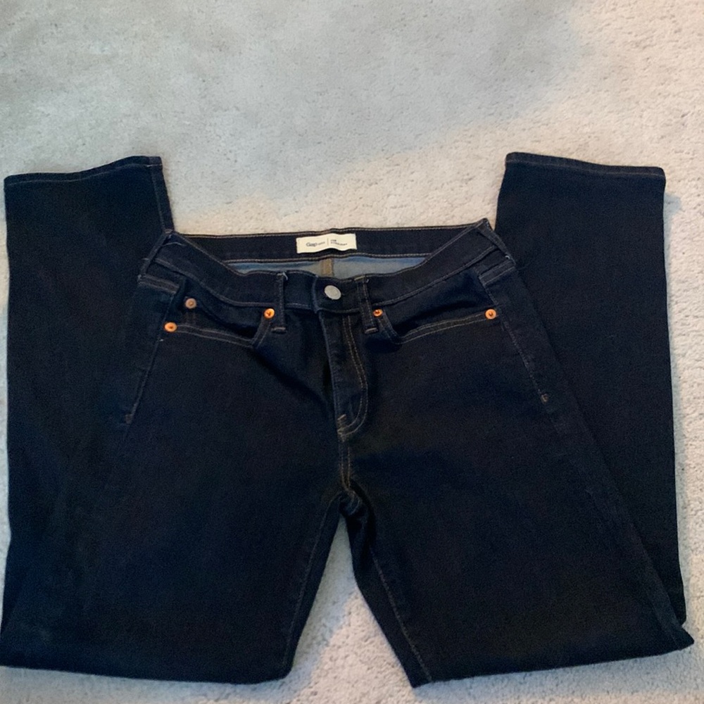 Gap Straight Leg Dark Denim Jeans-28 S